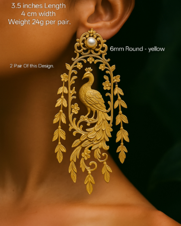 Peacock Earrings1